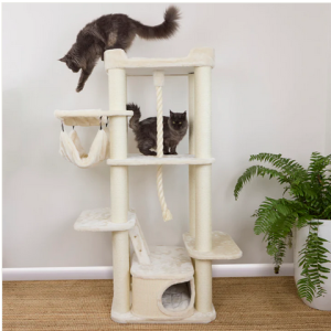 Kazoo Kitty Climb Playground - Cream